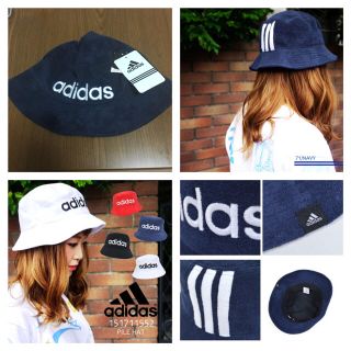 アディダス(adidas)のadidas☆パイル地バケットハット(ハット)