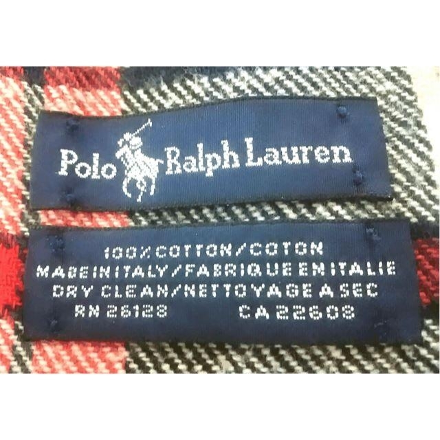 Ralph Lauren(ラルフローレン)の■美品　ラルフローレン RalphLauren」 　マフラー　いた製 メンズのファッション小物(マフラー)の商品写真