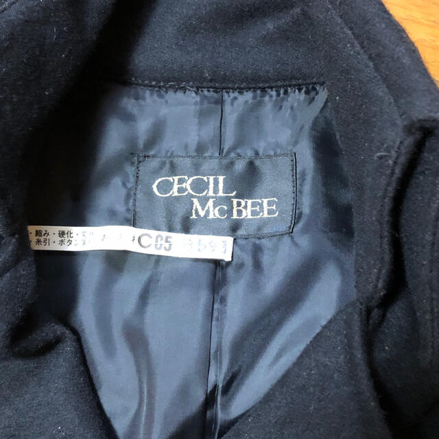 CECIL McBEE(セシルマクビー)のセシルマクビー プリーツコート レディースのジャケット/アウター(ピーコート)の商品写真