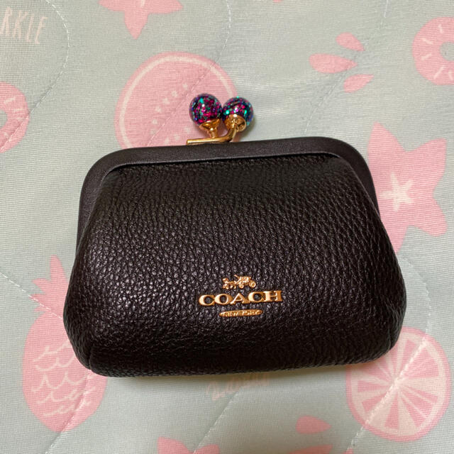 COACHがま口財布