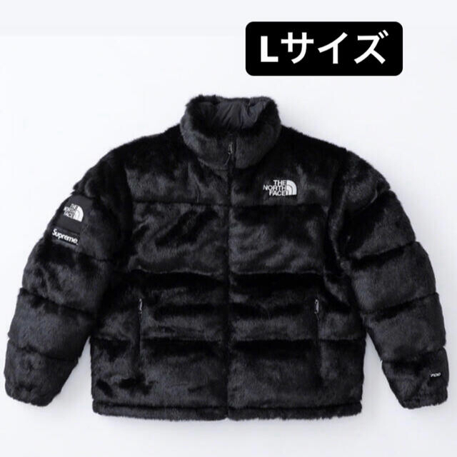 Supreme North Faux Fur Nuptse Jacket Lダウンジャケット 販売割引中