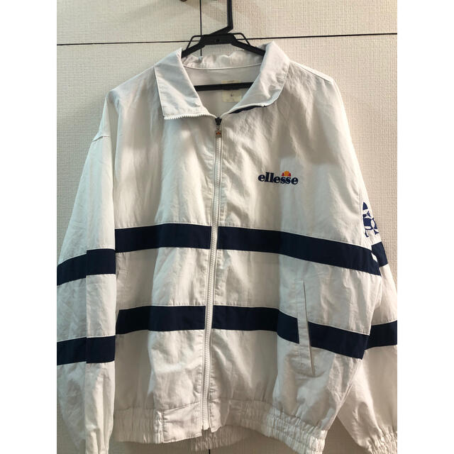 着画あり!!ellesse used  ビックシルエット ナイロン コート