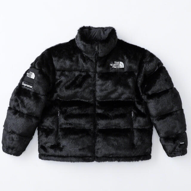 Supreme(シュプリーム)のsupreme North Face Faux Fur black ヌプシ s メンズのジャケット/アウター(ダウンジャケット)の商品写真