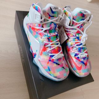 ナイキ(NIKE)のNIKE LEBRON XII EXT プリズム(スニーカー)