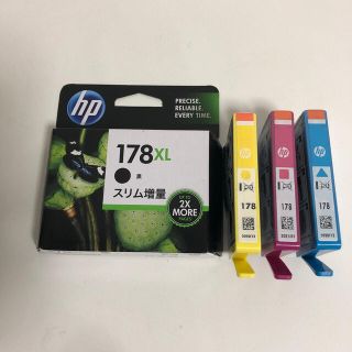 ヒューレットパッカード(HP)の純正品　HP インクジェットプリンタ 178XL黒　マゼンダシアンイエロー(OA機器)