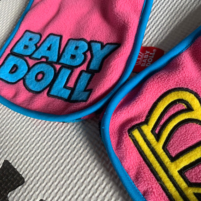 BABYDOLL(ベビードール)のBABYDOLL マフラー　ヒョウ柄　ピンク キッズ/ベビー/マタニティのこども用ファッション小物(マフラー/ストール)の商品写真