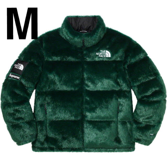 Supreme - supreme Faux Fur Nuptse Jacket Green M