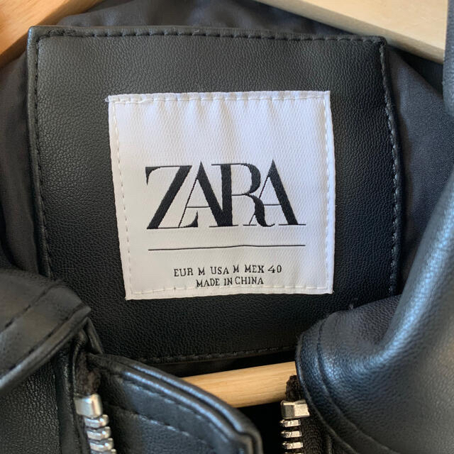 ZARA(ザラ)のZARA レザージャケット　ライダース メンズのジャケット/アウター(レザージャケット)の商品写真