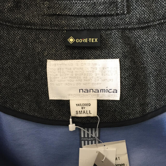 nanamica(ナナミカ)の【新品タグ付 定価86900円】ナナミカ ステンカラーコート グレー Sサイズ メンズのジャケット/アウター(ステンカラーコート)の商品写真