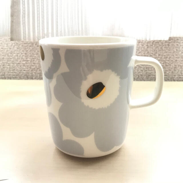 【新品未使用2個セット】marimekkoコーヒーカップ　アイシーグレー