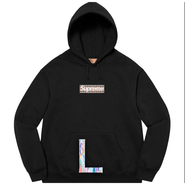 冬バーゲン☆特別送料無料！】 Supreme - Burberry Box Logo Hooded Sweatshirt L パーカー -  