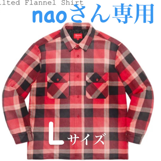 Supreme(シュプリーム)のSupreme Quilted Flannel shirt Red メンズのトップス(シャツ)の商品写真