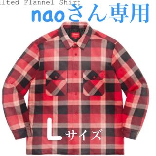 シュプリーム(Supreme)のSupreme Quilted Flannel shirt Red(シャツ)