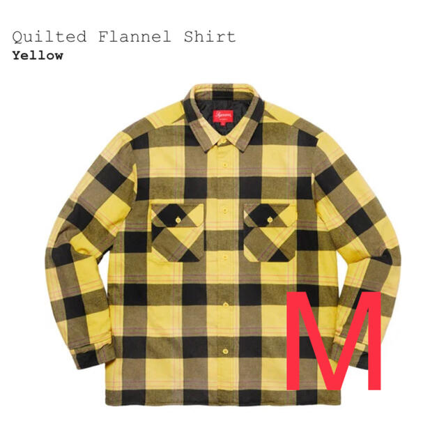 Supreme / Quilted Flannel Shirt Yellowのサムネイル