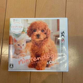 ニンテンドウ(任天堂)のnintendogs + cats トイ・プードル＆Newフレンズ 3DS(携帯用ゲームソフト)