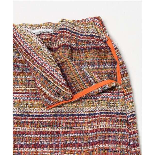 GOUT COMMUN(グーコミューン)のツイードフリンジスカート レディースのスカート(ロングスカート)の商品写真