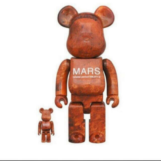 MEDICOM TOY(メディコムトイ)のMARS BE@RBRICK 100％ & 400% 即発送可能 ハンドメイドのおもちゃ(フィギュア)の商品写真