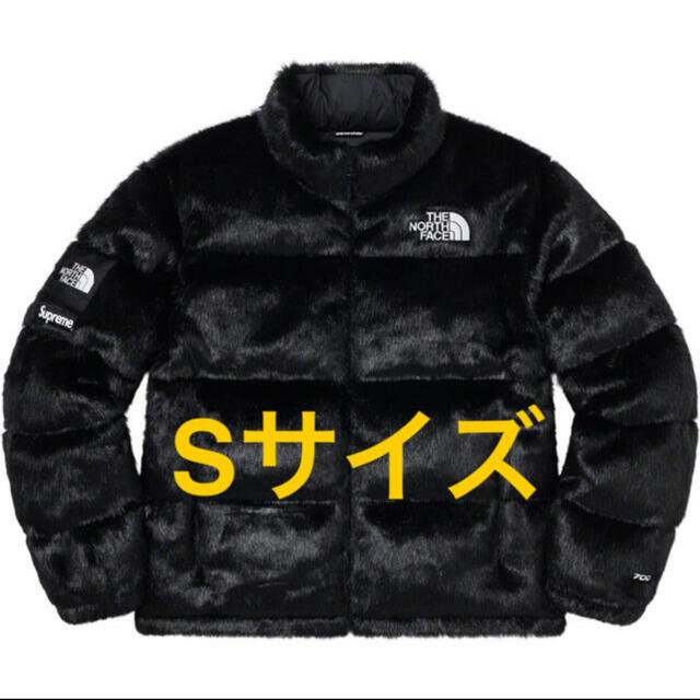 Supreme - Supreme North Faux Fur Nuptse Jacket 黒 S