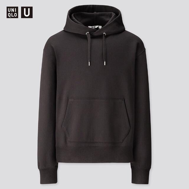 UNIQLO(ユニクロ)のUNIQLO U パーカー　Mサイズ　BLACK 　　　ユニクロ　U メンズのトップス(パーカー)の商品写真