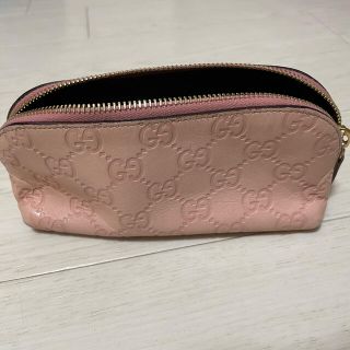 グッチ(Gucci)のグッチGG薄ピンクポーチ(ポーチ)