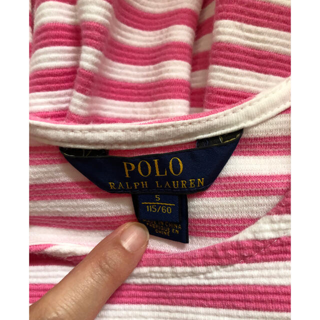 Ralph Lauren(ラルフローレン)のラルフローレン　ワンピース　5歳　115 キッズ/ベビー/マタニティのキッズ服女の子用(90cm~)(ワンピース)の商品写真