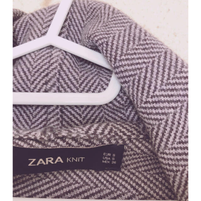 ZARA(ザラ)のZARA ニット　ガウン　コート レディースのジャケット/アウター(ガウンコート)の商品写真