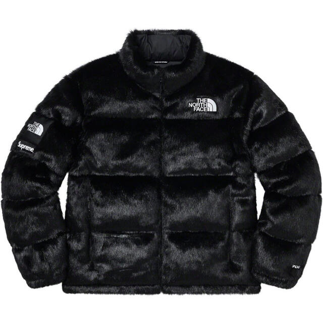 M supreme Faux Fur Nuptse Jacket