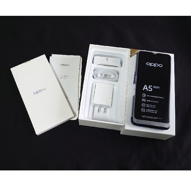 oppo A5 2020ブルー モバイル版