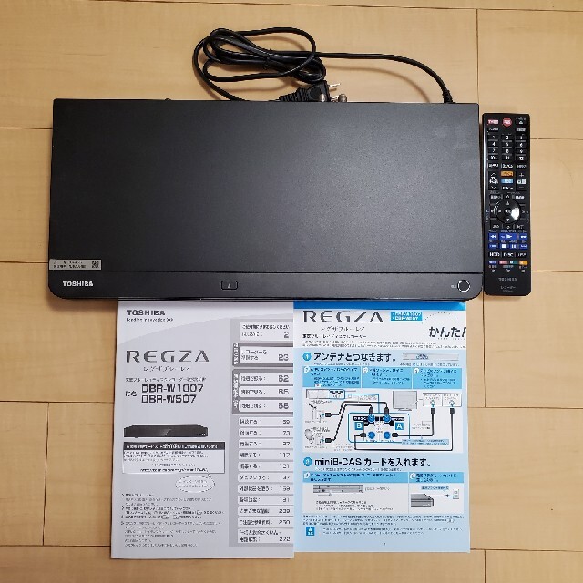 TOSHIBA REGZA レグザブルーレイ DBR-W507