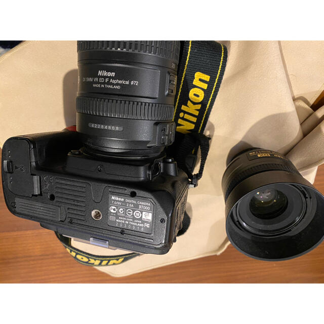 Nikon(ニコン)のNikon D7000 ダブルレンズセット シャッター数19,071 スマホ/家電/カメラのカメラ(デジタル一眼)の商品写真