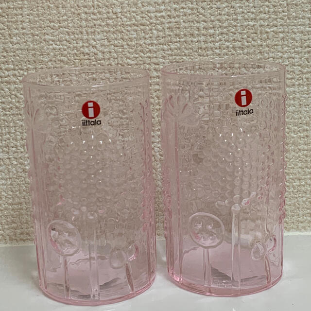 iittala(イッタラ)のイッタラフローラタンブラー（ペールピンク）2個セット インテリア/住まい/日用品のキッチン/食器(グラス/カップ)の商品写真