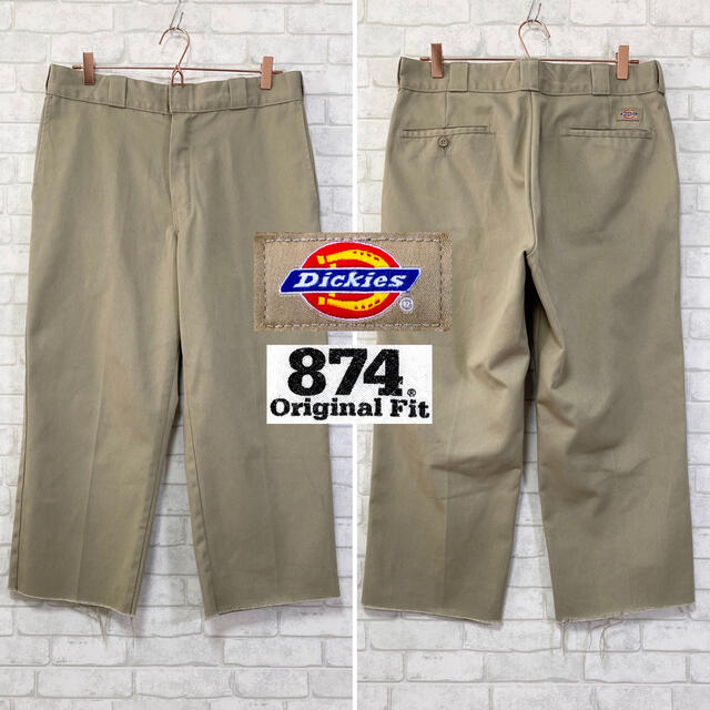 Dickies Dickies ディッキーズ 874KH カットオフ ワークパンツ/W34の通販 by MK-Vintage ｜ディッキーズ ならラクマ