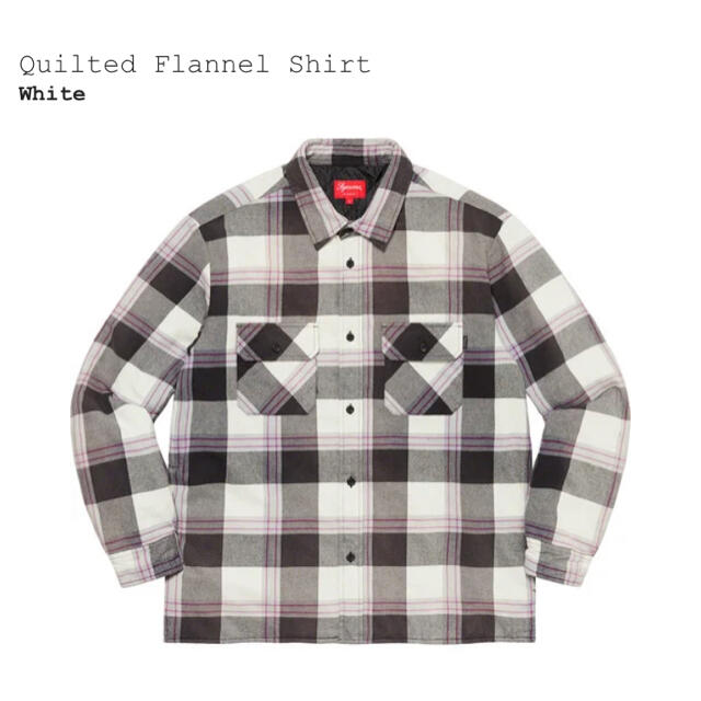 Sサイズ Supreme quilted flannel シャツ 1