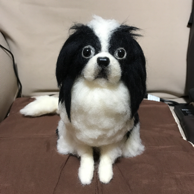 Maiko様専用 羊毛フェルト ハンドメイド オーダー 狆 犬 | フリマアプリ ラクマ