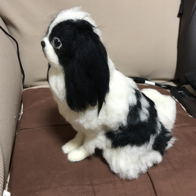 Maiko様専用 羊毛フェルト ハンドメイド オーダー 狆 犬