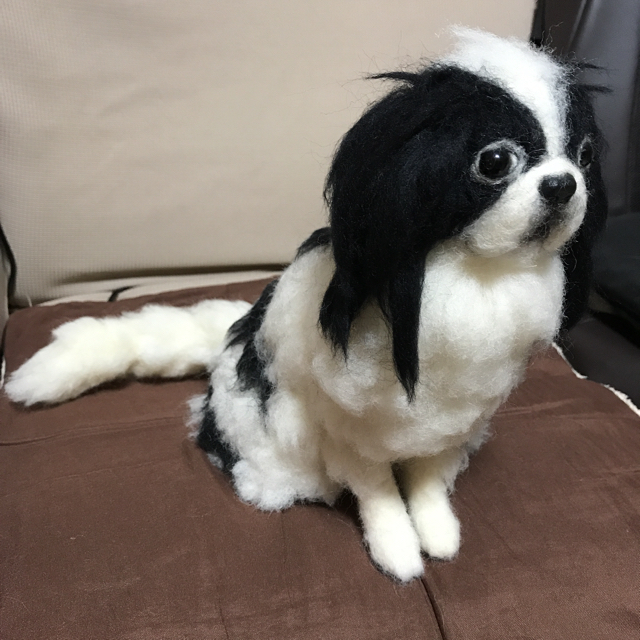 Maiko様専用 羊毛フェルト ハンドメイド オーダー 狆 犬