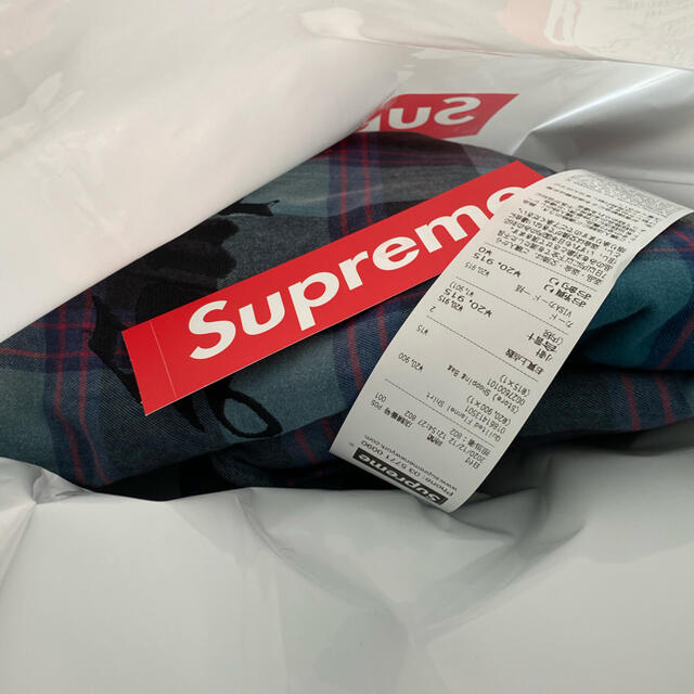 Supreme　Quilted Flannel Shirt 1