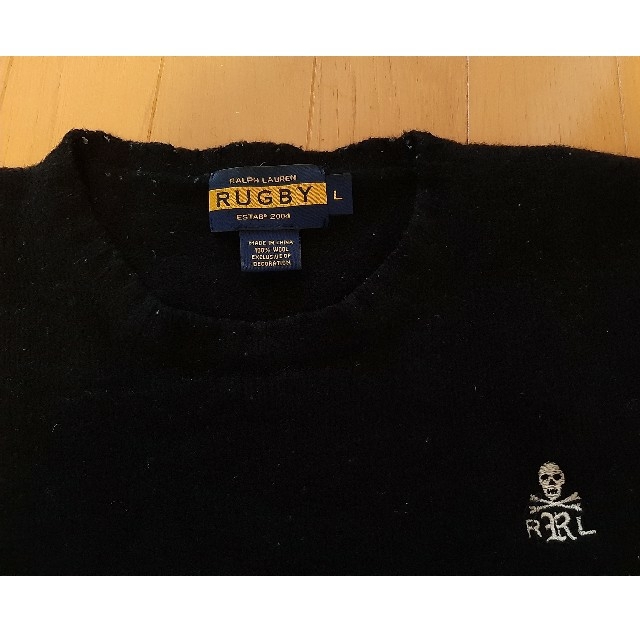 POLO RUGBY(ポロラグビー)のツチノコ様専用　ポロラグビー　スカルプ　ニット(黒色) メンズのトップス(ニット/セーター)の商品写真