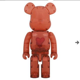 メディコムトイ(MEDICOM TOY)のBE@RBRICK Emotionally Unavailable Clear(キャラクターグッズ)