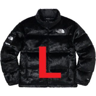 Supreme The North Face Faux Fur Nuptse J(ダウンジャケット)