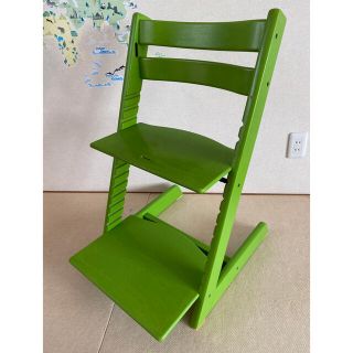 ストッケ(Stokke)のストッケ トリップトラップのグリーン(その他)