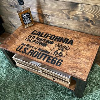 カリフォルニア　アンティーク　テーブル　新品(棚/ラック/タンス)