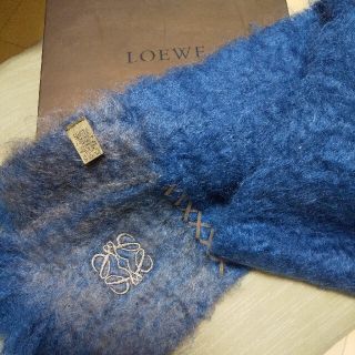 ロエベ(LOEWE)のロエベ モヘアマフラー  箱あり 美品(マフラー/ショール)