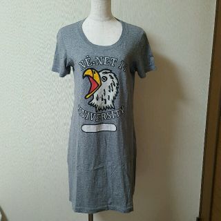 ネネット(Ne-net)の鳥プリントTシャツワンピース(ひざ丈ワンピース)