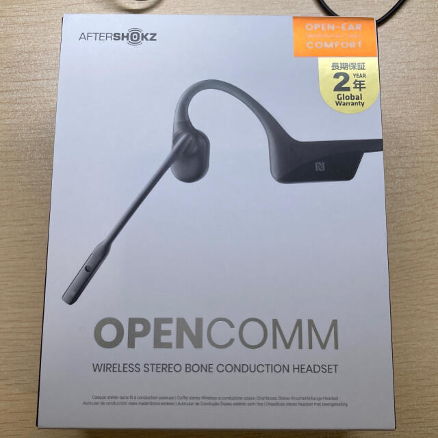 AfterShokz OpenComm Bluetooth 骨伝導ヘッドセット
