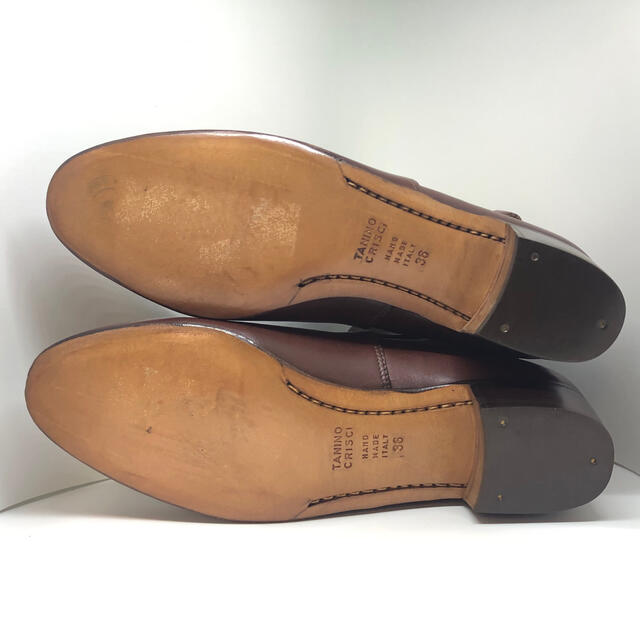 TANINO CRISCI(タニノクリスチー)のタニノクリスチー 茶 36 ショートブーツ　未使用 レディースの靴/シューズ(ブーツ)の商品写真