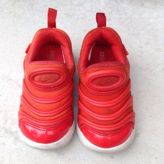 ナイキ(NIKE)のナイキ＊ダイナモフリー 赤14.5cm (スリッポン)