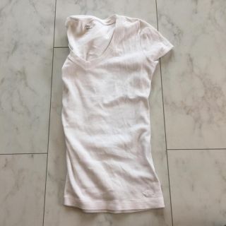 ギャップ(GAP)のgap 白 Tシャツ Vネック(Tシャツ(半袖/袖なし))