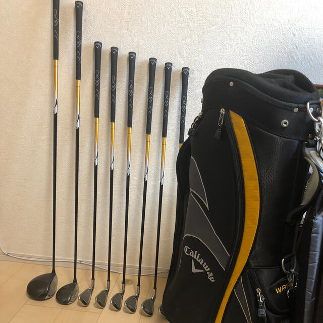Callaway  WARBIRD クラブ8本セット　キャディバッグ付