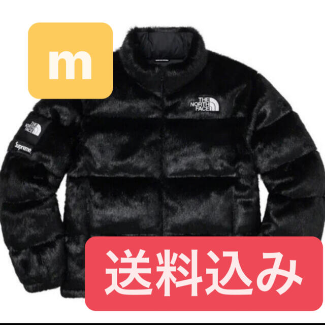 Supreme(シュプリーム)のヌプシ　黒　M メンズのジャケット/アウター(ダウンジャケット)の商品写真